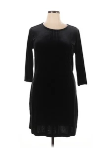 Charter Club Women Black Casual Dress XL Petites - Picture 1 of 2