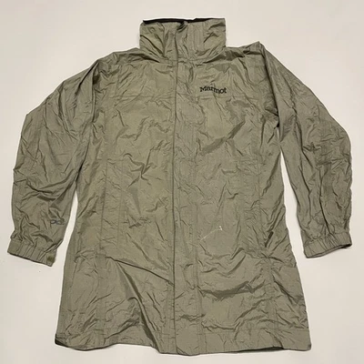 Marmot Jacket Mens S Grey Lightweight Wind Rain Stowaway Hood Outdoor Hiking - Image 1 of 4