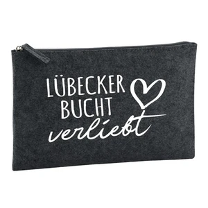 Kulturbeutel Lübecker Bucht verliebt Geschenkidee Lübecker Bucht Geschenk Präsen - Bild 1 von 7