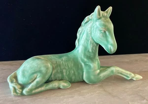 Vintage SylvaC Green Foal 6 1/2" Long "Made In England" - Picture 1 of 5