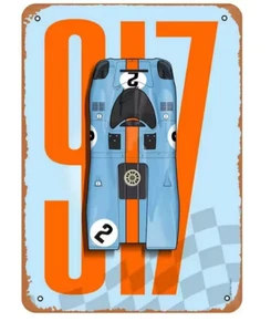 Vintage Motorsport Racing Metal Tin Sign Retro Wall Decor 20x30cm Free Post - Picture 1 of 2