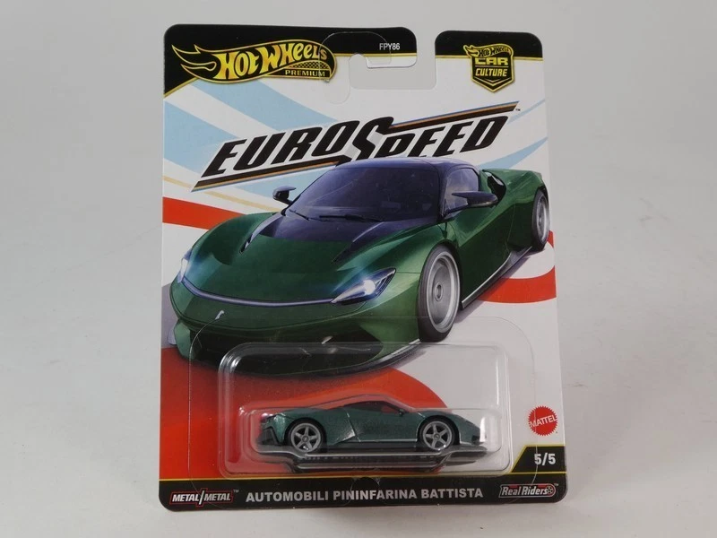 Hot Wheels Premium Pininfarina Battista Euro Speed Car Culture JBK77 - Immagine 1 di 1