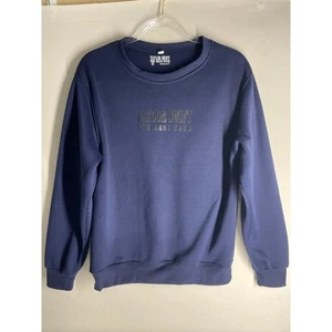 Taylor Swift The Eras Tour Dark Navy Blue Crewneck Sweatshirt Small Tour Dates - Picture 1 of 6