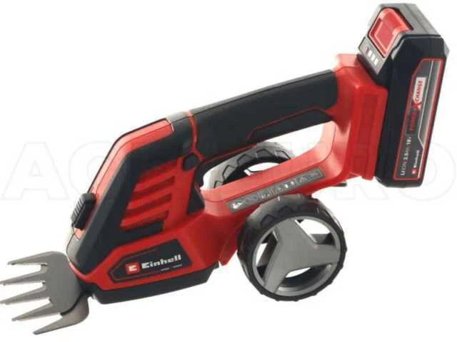 Einhell GE-CG 18/100 Li T-Solo 18V Forbici per Erba e Cespugli a Batteria - Rossi (Solo Corpo)