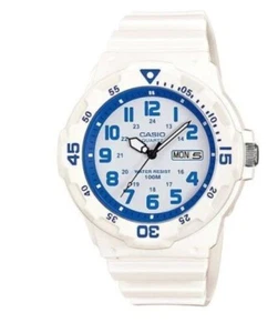 Casio Analog Sport MRW-200HC-7B2VDF Men Watch WHITE / Blue trim - Picture 1 of 5