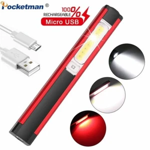 50000LM COB+LED Flashlight USB Rechargeable With Magnetic Torch Worklight 4Modes - Picture 1 of 9