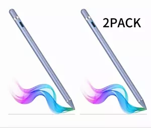 2PACK Blue Stylus Pencil For iPad iPhone Galaxy Tablet Phone Pen Touch Scre - Picture 1 of 8