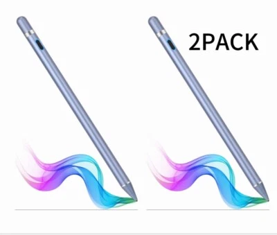 2PACK Blue Stylus Pencil For iPad iPhone Galaxy Tablet Phone Pen Touch Scre - Image 1 of 4