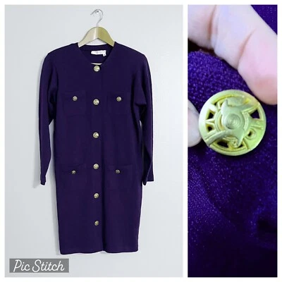 Maria Ficalora винтажное вязаное платье - Изображение 1 из 4