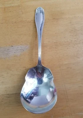 CLINTON SILVERPLATE VTG 1919 COMMODORE MEAT🍖 SERVING FORK & CASSEROLE🥘  SPOON  - Image 1 of 4