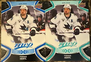 2021-22 Upper Deck MVP - Blue & Green #48 Tomas Hertl San Jose Sharks - Picture 1 of 2