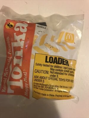 1994 MCDONALDS HAPPY MEAL TONKA LOADER VEHICLE #5 SEALED VINTAGE! - Image 1 of 3