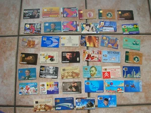 TELEKARTEN FRANKREICH SET VON 40 IN GUTEM ZUSTAND (3) (oh) - Bild 1 von 1