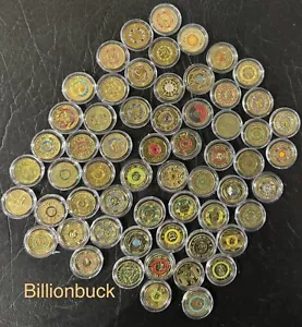 $2 coin collection 2012 - 2024 Coloured 60 Australian Coins in Capsule - Picture 1 of 4
