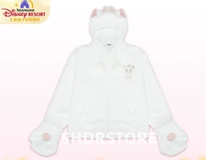 Disney Auténtico 2024 Marie Cat Chaqueta Sudadera con Capucha Shanghai Disneyland Exclusivo - Imagen 1 de 1