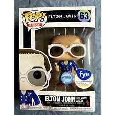 Funko Pop! Rocks Elton John #63 Red White & Blue FYE Glitter Exclusive VAULTED