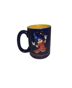 Walt Disney World Mickey Mouse Sorcerer Fantasia Ceramic Coffee Tea Cup Mug 12oz - Picture 1 of 6