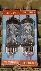 2 TELEFUNKEN ECC802S 12AU7 Röhren - Bild 1 von 5