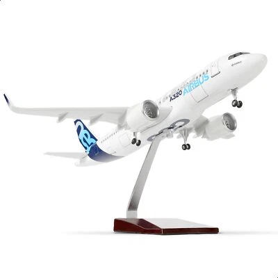 Modelo de avión a escala 1/100 A320 neo prototipo -Avión modelo Airbus A320 fundido a presión Foto 1 de 4