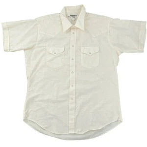 Vintage Ruddock Pearl Snap Herren Gr. 17,5 L/XL Western Hemd kariert Pattentaschen - Bild 1 von 6