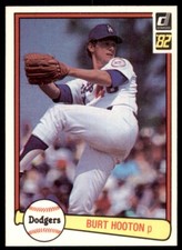1982 Donruss Baseball Card Burt Hooton Los Angeles Dodgers #32