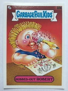 Garbage Pail Kids Topps 2020 Sticker Late For School 32a Rubbed Out Robert