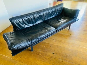 Sofa Chaise de Sede DS 140 Leder Schwarz Couch Funktion Relaxfunktion - Bild 1 von 8