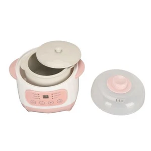 1L Mini Rice Cooker 200W Safe Electric Ceramic Cooker For Small Families NF9 - Picture 1 of 24