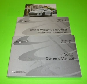 2020 CHEVROLET SONIC OWNERS MANUAL SET GUIDE 20 LS LT PREMIER - Bild 1 von 1