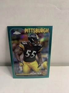 2024 Topps Chrome Football Joey Porter Forest Green Refractor #’d /250 - Picture 1 of 3