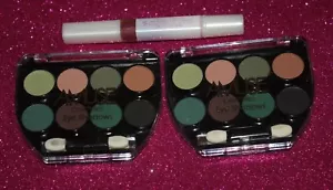 LOT OF 2 AMUSE COSMETICS EYE SHADOW 6 COLORS MIX-N-2 COMO CHIC SEALED + GIFT - Picture 1 of 3
