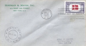 920 5c DENMARK FDC - Hoffman & Mayer - Picture 1 of 1