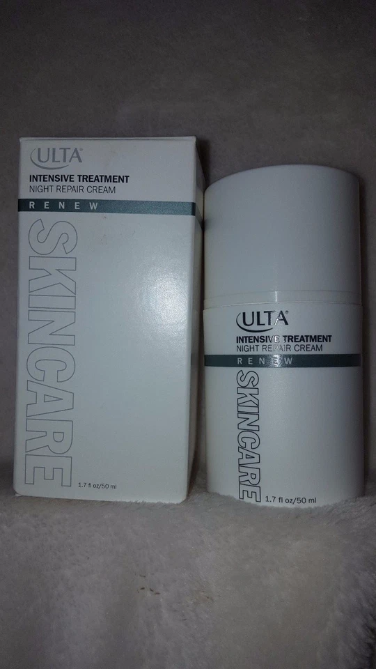 ULTA Intensive Treatment Night Repair Cream Renew Skincare 1.7 oz / 50 mL NEW Foto 1 de 1