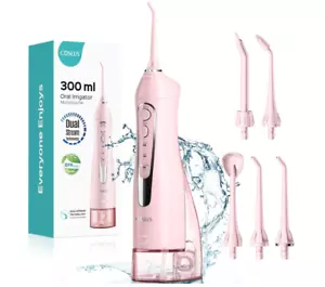 COSLUS Water Dental Flosser Teeth Pick: Portable Cordless Oral Irrigator 300M... - Picture 1 of 3