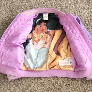 Disney Jasmine Bomber Jacket Size 7/8 - Picture 1 of 11