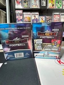 2024 Leaf Eclectic Football Factory Sealed Hobby Box 4 Autographs Per Box - Picture 1 of 2