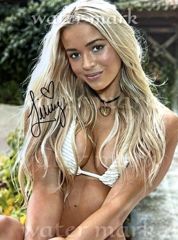 OLIVIA DUNNE GIMNASTA AMERICANA PERSONALIDAD INTERNET REIMPRESIÓN FOTO FIRMADA 11"X8"#7 Foto 1 de 1