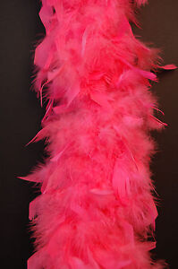 80 Gram CHANDELLE FEATHER BOAS Top Quality 72" MANY COLORS Halloween/Bridal/Boa