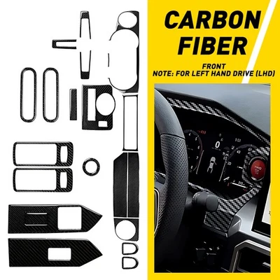 Juego de pegatinas para decoración interior de fibra de carbono para Ford Mustang 2009-2013 Foto 1 de 4
