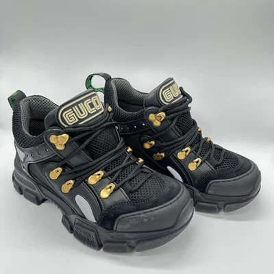 Zapatillas Deportivas Gucci Flashtrek Negras Talla 35 US5 Foto 1 de 4