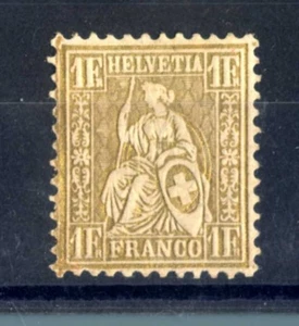 SVIZZERA - 1862-1881 - Helvetia seduta - MH - Picture 1 of 1