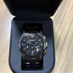 Reloj Emporio Armani Ceramica Cronógrafo Negro Cerámica Cerámica Edición Limitada - Imagen 1 de 9