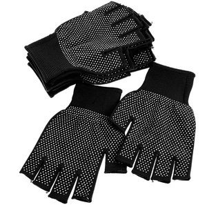5 pares de guantes antideslizantes para dedos Miss Liners guantes sin dedos para hombre - Imagen 1 de 12
