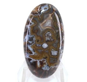 53.30Ct Natural Turkish Stick Agate Oval Cabochon Loose Gemstone 45x24x6mm - Picture 1 of 2