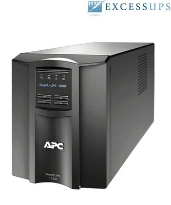 APC Smart-UPS 1000VA 700W LCD Tower 15A 120V Output: (8) 5-15R, SMT1000 - Ref... - Image 1 of 3