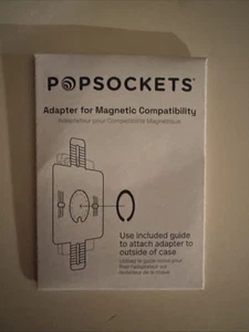 Bague adaptateur magnétique Popsockets - NOIR - Photo 1 sur 2