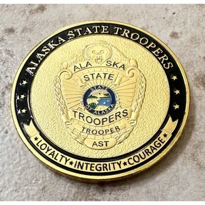 Moneda Desafío Tropas Estatales de Alaska. ¡Envío rápido! - Imagen 1 de 4