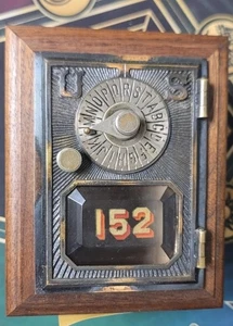 Antique USPS Post Office Box Dual Dial 1903 - Picture 1 of 5
