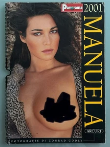 šCalendario Panorama del 2001 Attrice Manuela Arcuri PrezzošRegalo - Foto 1 di 5
