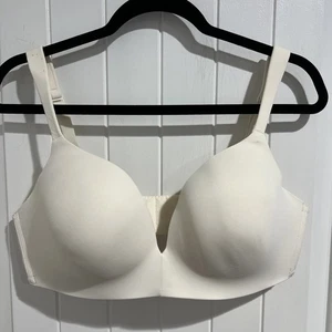 Sujetador Cacique Simplemente Sin Alambres Comodidad Sumergible Forrado Soporte Lane Bryant Blanco 38D - Imagen 1 de 15